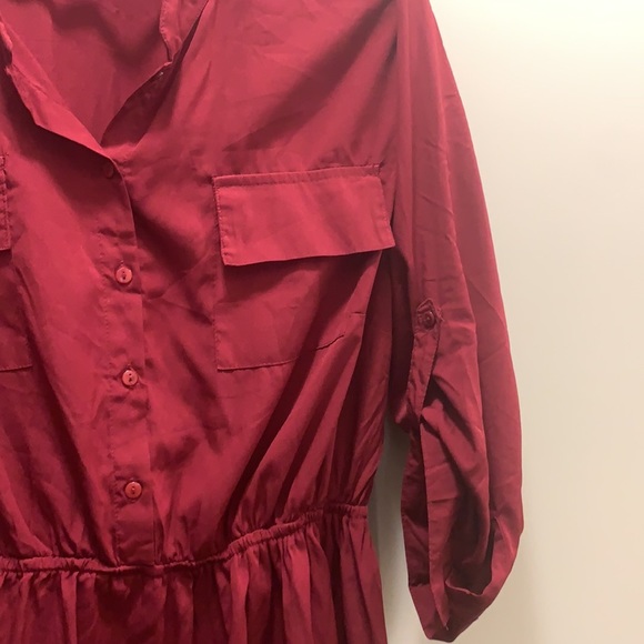 Truth NYC Burgundy Dress Size 2X - Picture 6 of 10